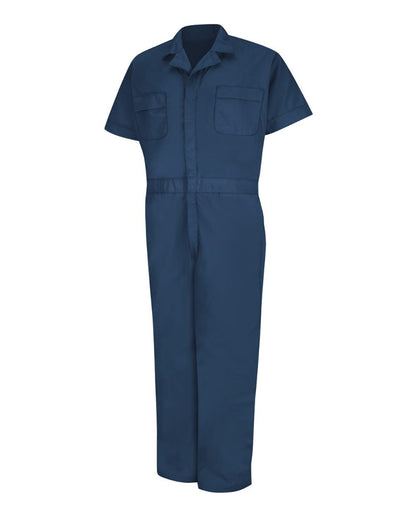 Red Kap Men's Tall Speedsuit Short Sleeve CP40T #color_Navy