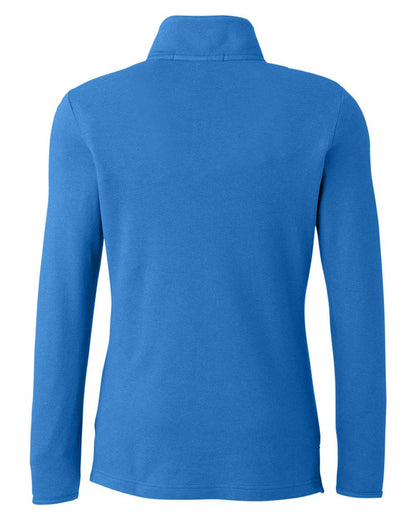 Devon & Jones Women's New Classics® Performance Quarter-Zip Pullover DG400W #color_French Blue