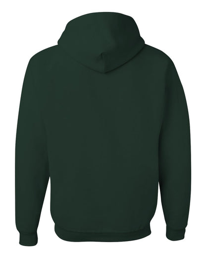 JERZEES Unisex NuBlend® Hooded Sweatshirt 996MR #color_Forest Green