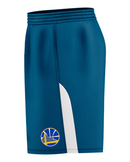 Alleson Athletic Youth NBA Logo'd Game Shorts A205LY #color_Golden State Warriors