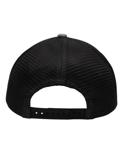 Sportsman Traditional Lo-Pro Mesh Back Trucker Fit Cap SP1450 #color_Chino Grey/ Black