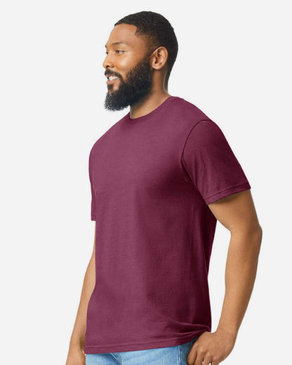 Gildan Unisex Softstyle® CVC T-Shirt 64000CVC #colormdl_Maroon Mist