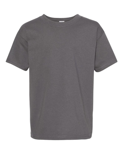 Hanes Essential-T Youth T-Shirt 5480 #color_Smoke Grey