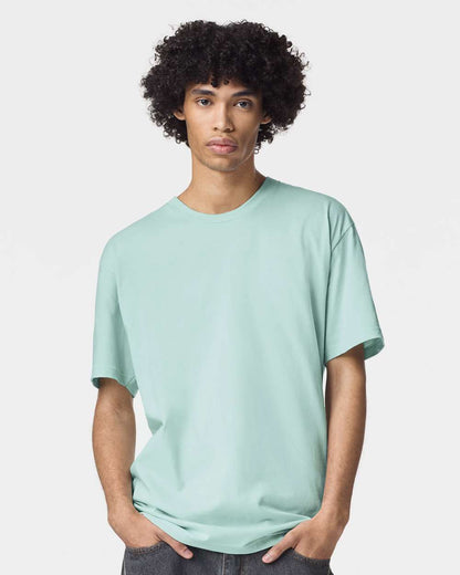American Apparel Unisex Fine Jersey Tee 2001 #colormdl_Sea Spray