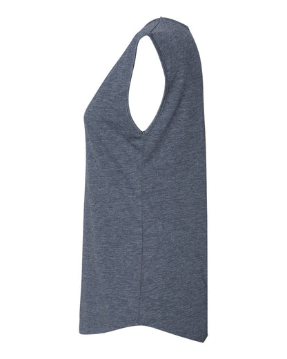 Next Level Women's Festival Sleeveless Deep V-Neck T-Shirt 5040 #color_Antique Denim