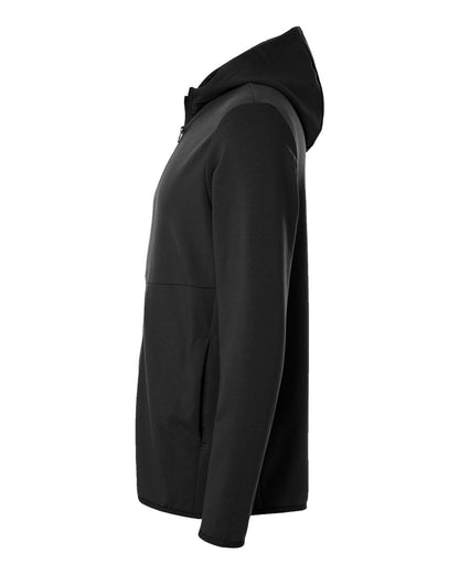 Independent Trading Co. Unisex Perform Full-Zip Hooded Sweatshirt EXP30PZ #color_Black