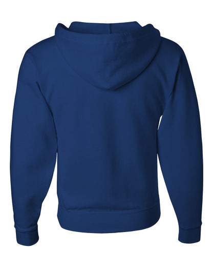 JERZEES Unisex NuBlend® Full-Zip Hooded Sweatshirt 993MR #color_Royal