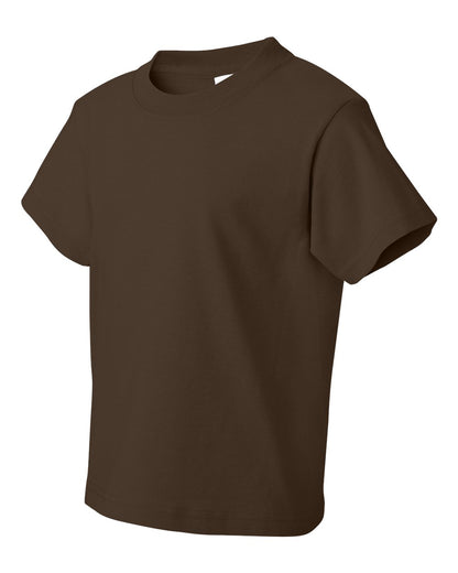 Fruit of the Loom HD Cotton Youth Short Sleeve T-Shirt 3930BR #color_Chocolate