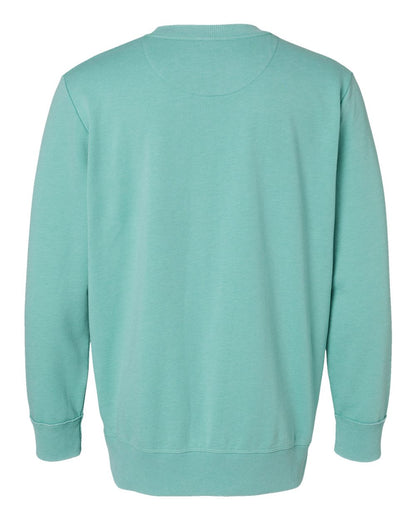 LAT Unisex Vintage Wash Fleece Crewneck Sweatshirt 6935 #color_Washed Saltwater