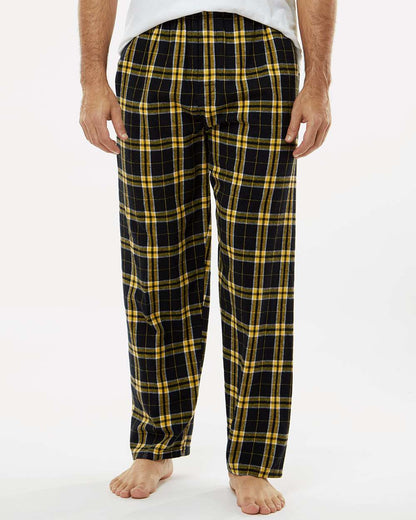 Boxercraft Harley Flannel Pants BM6624 #colormdl_Black/ Gold