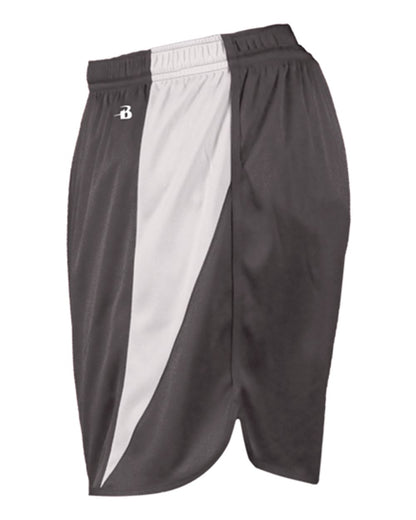 Alleson Athletic Youth Stride Shorts 2273 #color_Graphite/ White