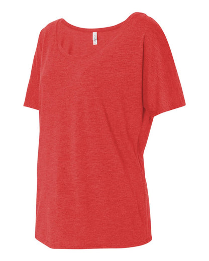 BELLA + CANVAS Women’s Slouchy Tee 8816 #color_Red Triblend