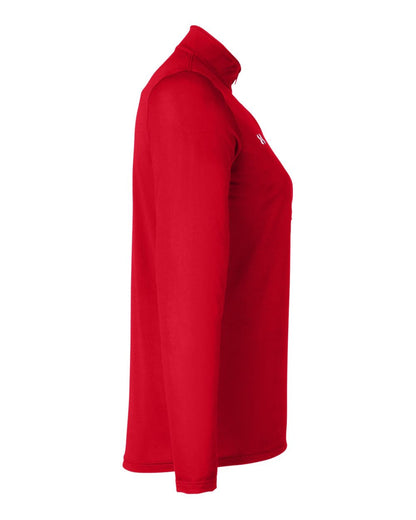 Under Armour Women's Team Tech™ Half-Zip Pullover 1376862 #color_Red/ White