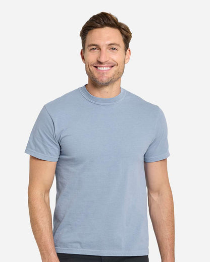 Threadfast Apparel Unisex Colors Garment-Dyed T-Shirt C1200 #colormdl_Glacier Blue
