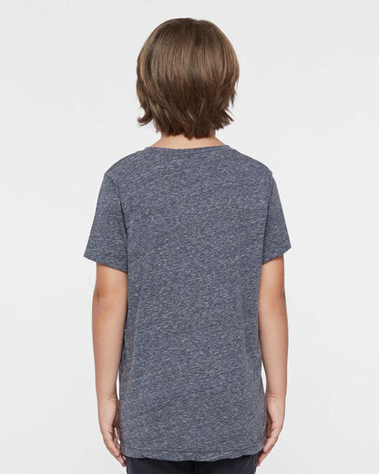 LAT Youth Harborside Mélange Tee 6191 #colormdl_Navy Melange
