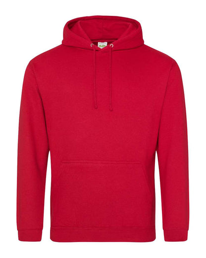 AWDis Unisex College Hooded Sweatshirt JHA001 #color_Fire Red