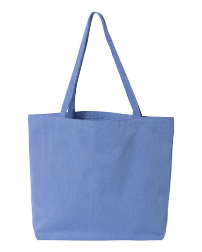 Liberty Bags Seaside Pigment-Dyed Large Tote 8507 #color_Periwinkle Blue