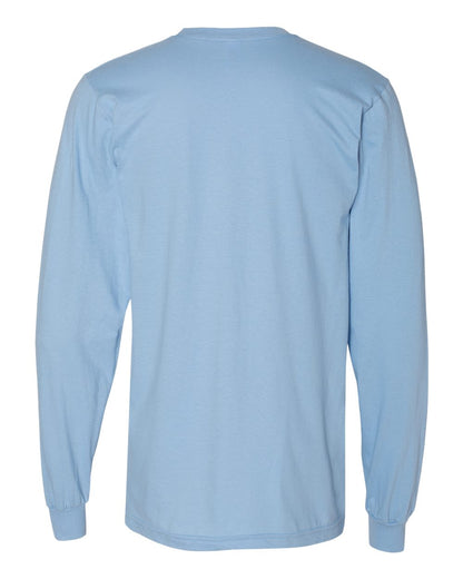 American Apparel Fine Jersey Long Sleeve Tee 2007 #color_Baby Blue