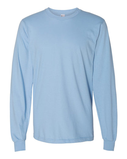 American Apparel Fine Jersey Long Sleeve Tee 2007 #color_Baby Blue