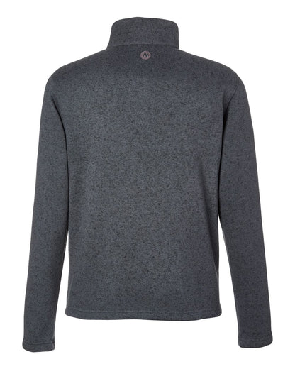 Marmot Men's Drop Line Half-Zip Jacket M16221 #color_Steel Onyx Heather