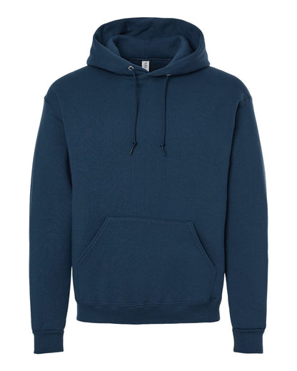 JERZEES Unisex Rugged Hooded Sweatshirt H12MR #color_Washed Navy