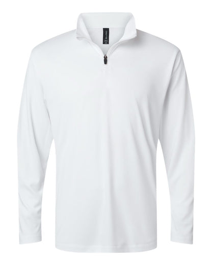 AllPro Men's Pro-Lock Performance Quarter-Zip Pullover 41870 #color_White