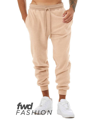 BELLA + CANVAS FWD Fashion Sueded Fleece Jogger 3327 #color_Heather Oat