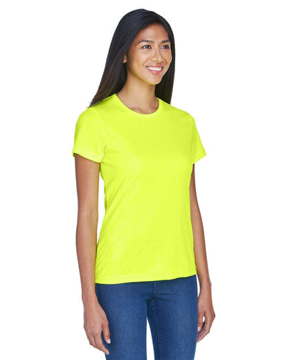 UltraClub Women's Cool & Dry Sport Performance Interlock T-shirt 8420L #colormdl_Bright Yellow