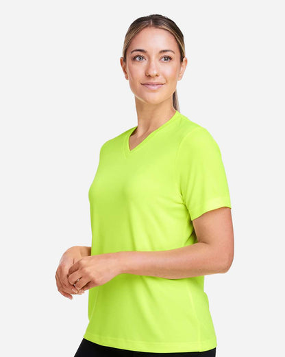 Team 365 Women's Zone Performance Mesh T-Shirt TT15W #colormdl_Safety Yellow