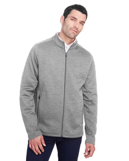 North End Men's Flux 2.0 Full-Zip Jacket NE712 #colormdl_Light Heather/ Carbon