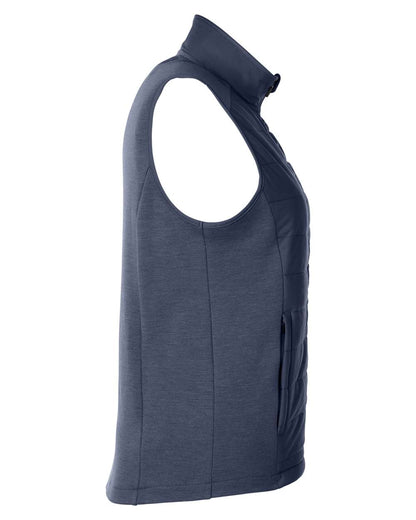 Devon & Jones Women's New Classics® Charleston Hybrid Vest DG706W #color_Navy Melange/ Navy