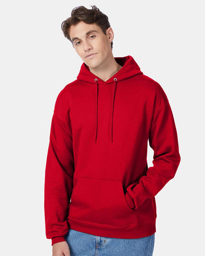Hanes Unisex EcoSmart® Hooded Sweatshirt P170 #colormdl_Deep Red
