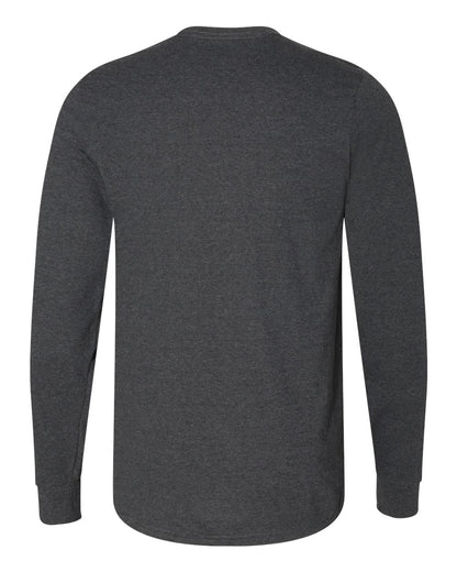 Russell Athletic Unisex Dri Power® CVC Performance Long Sleeve T-Shirt 64LTTM #color_Black Heather