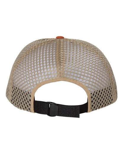 Richardson Rogue Wide Set Mesh Cap 935 #color_Texas Orange/ Khaki