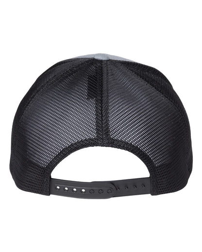 Flexfit 110® Mesh-Back Cap 110M #color_Heather Grey/ Black