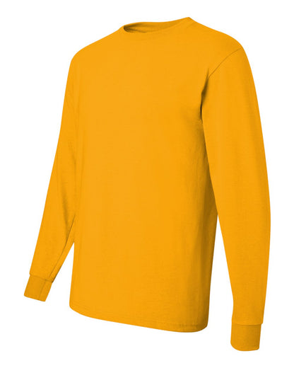 JERZEES Men's Dri-Power® Long Sleeve 50/50 T-Shirt 29LSR #color_Gold