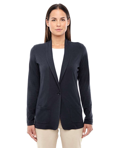 Devon & Jones Women's Perfect Fit™ Shawl Collar Cardigan DP462W #colormdl_Black