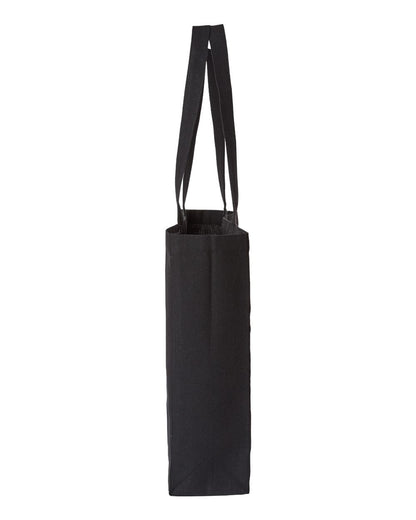 Liberty Bags Isabella Midweight Recycled Canvas Tote 8503R #color_Recycled Black