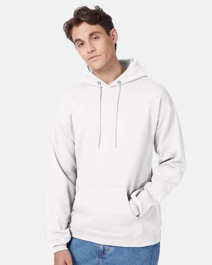 Hanes Unisex EcoSmart® Hooded Sweatshirt P170 #colormdl_White