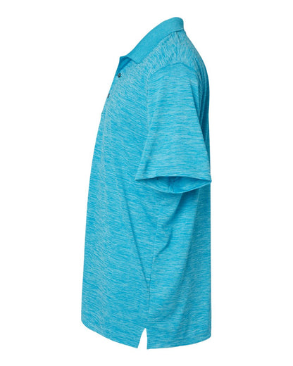 Paragon Men's Dakota Striated Heather Polo 130 #color_Turquoise Heather