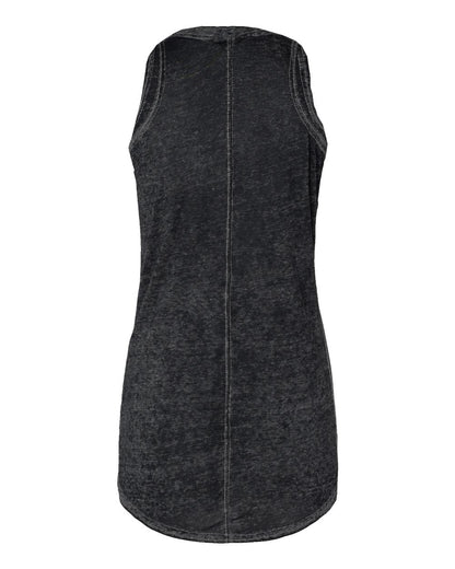 J. America Women’s Zen Jersey Tank Top 8117 #color_Twisted Black