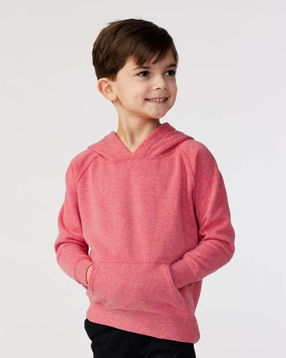 Independent Trading Co. Toddler Special Blend Hooded Raglan Sweatshirt PRM10TSB #colormdl_Pomegranate