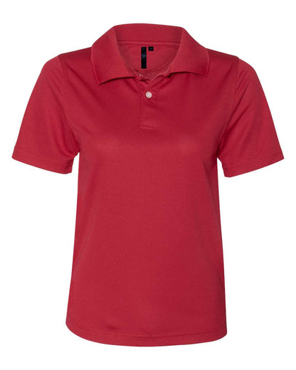 Sierra Pacific Women's Value Polyester Polo 5100 #color_Red