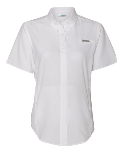 Columbia Women's PFG Tamiami™ II Short Sleeve Shirt 127571 #color_White