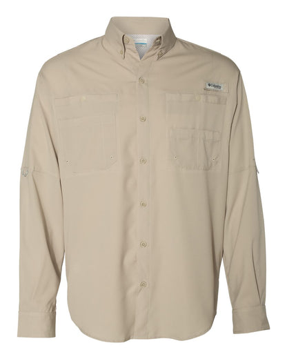Columbia PFG Tamiami™ II Long Sleeve Shirt 128606 #color_Fossil