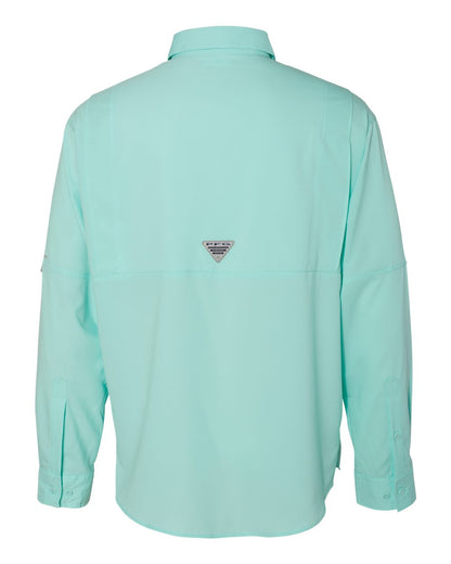 Columbia PFG Tamiami™ II Long Sleeve Shirt 128606 #color_Gulf Stream