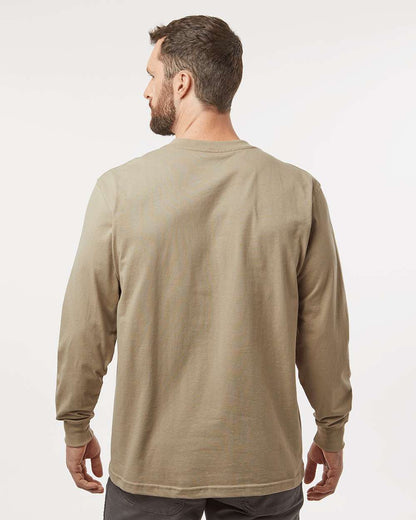 Dickies Men's Tall Traditional Heavyweight Long Sleeve T-Shirt WL50T #colormdl_Desert Sand
