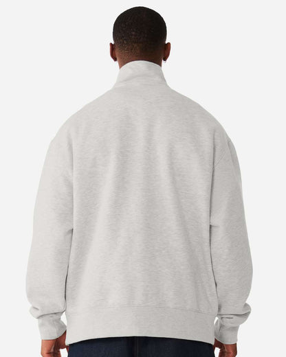 BELLA + CANVAS Unisex 10 oz Quarter-Zip Pullover Sweatshirt 4740 #colormdl_Vintage Heather Grey