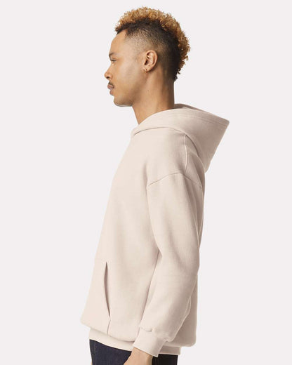 American Apparel Unisex ReFlex Fleece Hoodie Sweatshirt RF498 #colormdl_Bone