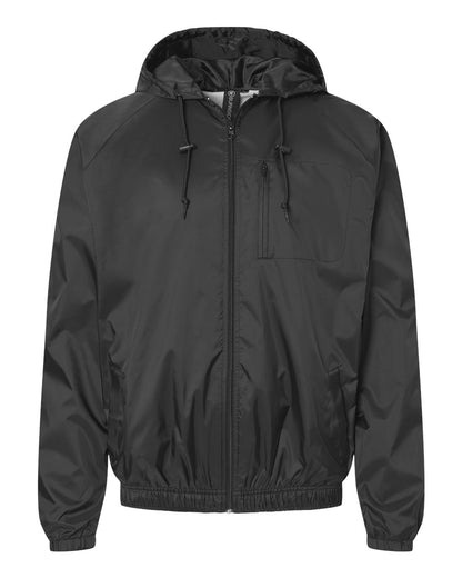 Burnside Mentor Hooded Coach's Jacket 9728 #color_Steel